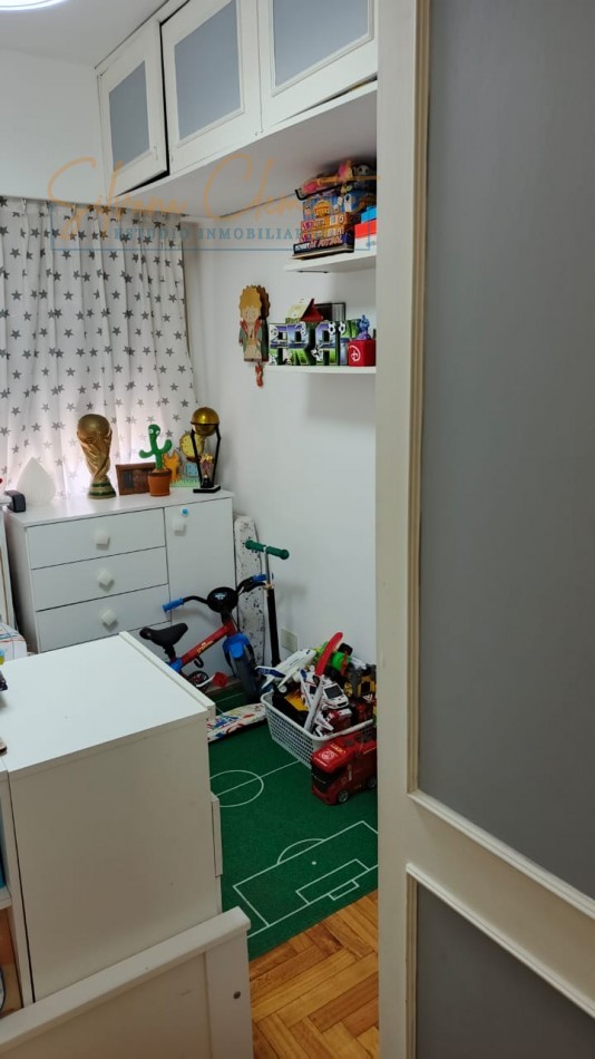 Departamento 3 Ambientes con Balcon al Frente en Belgrano