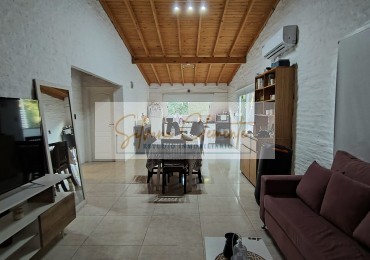 Casa 3 ambientes con parque y parrilla en Barrio Cerrado Weekend super luminosa 